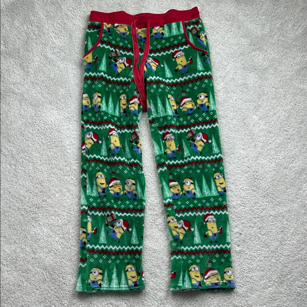 Adult Green Minions Pajama Pants